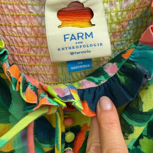 FARM Rio Printed Puff Sleeve Dress - Picture 5 of 7